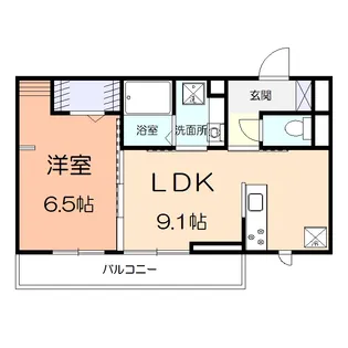 サジェス大和【2階】の間取り