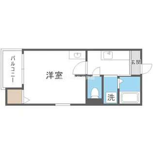 アンビシオン天下茶屋【3階】の間取り