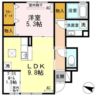 シャインR【1階】の間取り