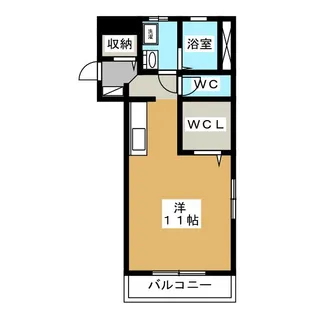イーグル東口マンション【2階】の間取り