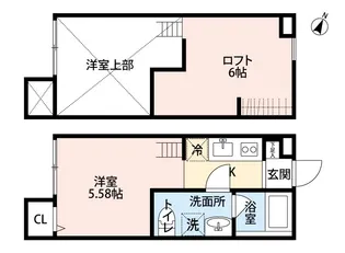 オヴェスト【1階】の間取り