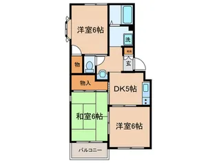 コ-ポ深瀬【2階】の間取り