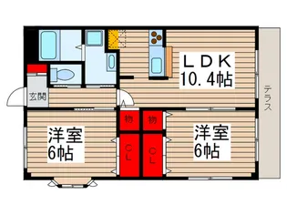 グランド-ル【1階】の間取り