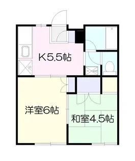 ベルシオン A・B棟【1階】の間取り