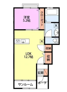 ルミナスI【1階】の間取り