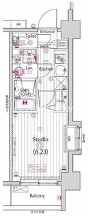 グランド・ガーラ横浜【9階】の間取り