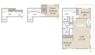 アリエッタ大岡山【3階】の間取り