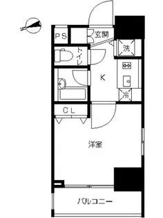 スカイコート新宿落合壱番館【9階】の間取り