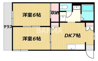 ヴィオラ平井 B棟【1階】の間取り