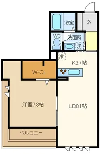 ヴィオレッタ【3階】の間取り