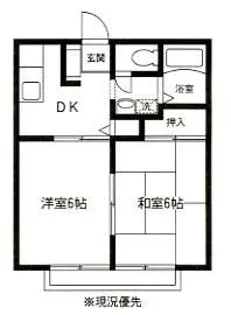 ローブルコート【1階】の間取り