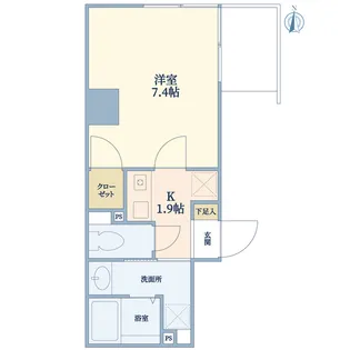 Gens d’ armes【3階】の間取り