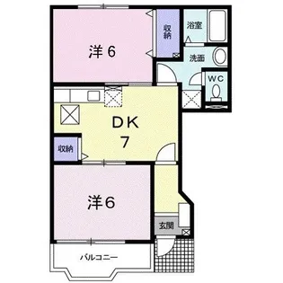 ミドル アーティクル【1階】の間取り