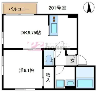M-CREST-ANNEX【2階】の間取り
