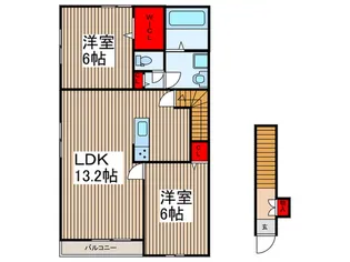 Early Spring【2階】の間取り