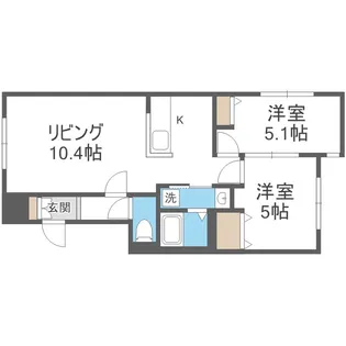 NRJニシオカ【1階】の間取り