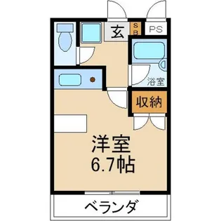 マンションオズ【4階】の間取り