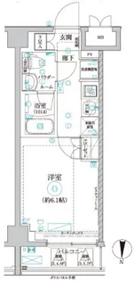 Cion Yokohama Yamate【6階】の間取り
