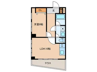 シゲタハウスウエスト【1階】の間取り
