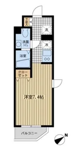 モノトーノ門前仲町【2階】の間取り