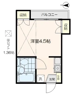 シャルム早宮【2階】の間取り