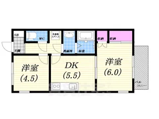 フローレンス【2階】の間取り