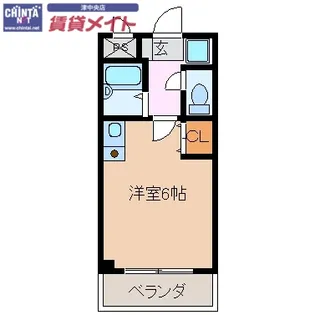 西丸之内トレゾア【2階】の間取り