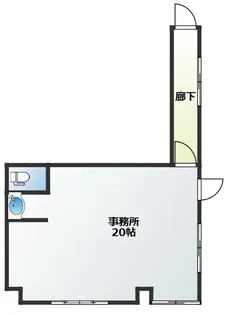 コーポ三杵【1階】の間取り