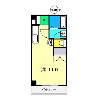 M’s Bee【4階】の間取り