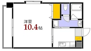竹屋町村田ビル【2階】の間取り