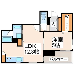 エイルマンション藤崎宮前【2階】の間取り