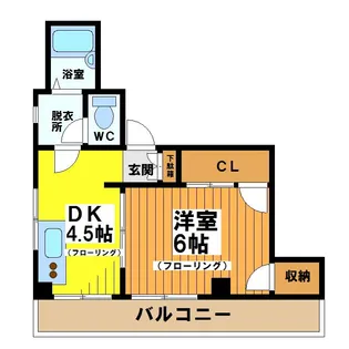 坂ビル【3階】の間取り