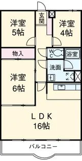エクセレント伸和【3階】の間取り