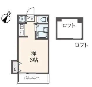 COSMIC横浜【4階】の間取り
