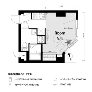 インペリアル赤坂フオーラム【2階】の間取り