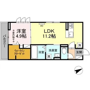 グランドネーフルときわII【2階】の間取り