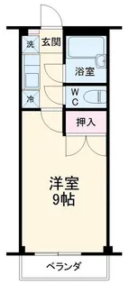 パレスツルミ【1階】の間取り