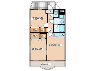 スリ-ウッド湘南【3階】の間取り
