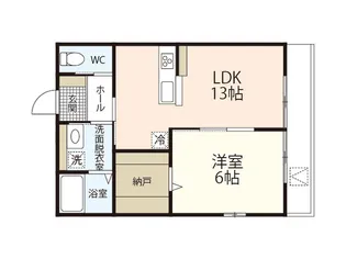 Ground Works II【2階】の間取り