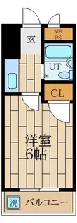 シャルム玉川【4階】の間取り