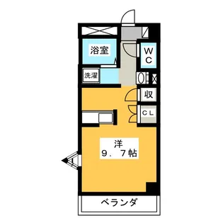 シュプレ・モンターニュ【3階】の間取り
