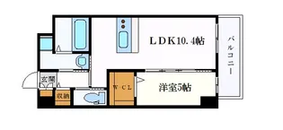 グランドソレイユ道下【4階】の間取り