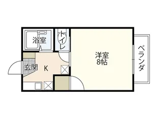 ラクーンハイム B【1階】の間取り