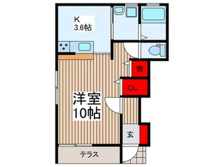 Campagna【1階】の間取り
