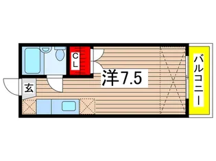 ア-バン白旗【1階】の間取り