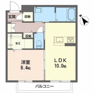 シャーメゾン グランデージIII【2階】の間取り