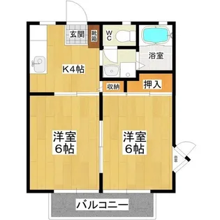 サンライフ坂本【2階】の間取り