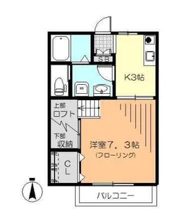 アドラブル【1階】の間取り