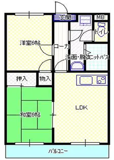 リバーサイドハイツ【1階】の間取り