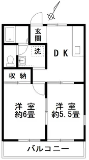 メゾンブランシュ【2階】の間取り